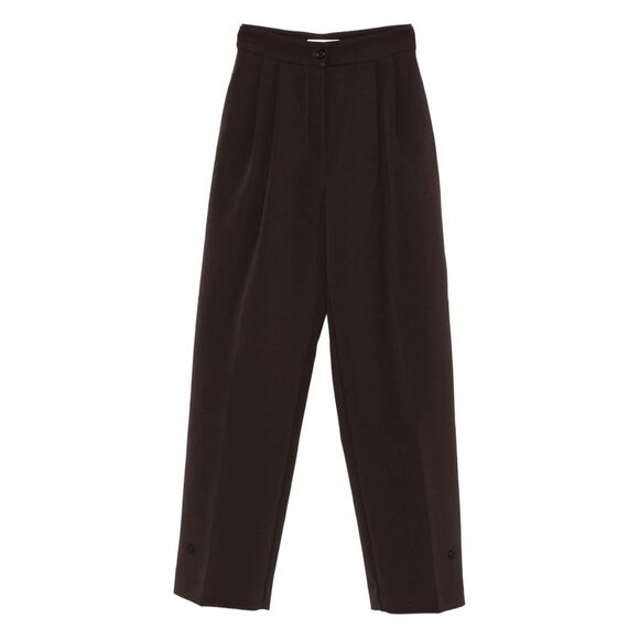 The Frankie Shop Brown Trousers - High-Waisted Trousers Women